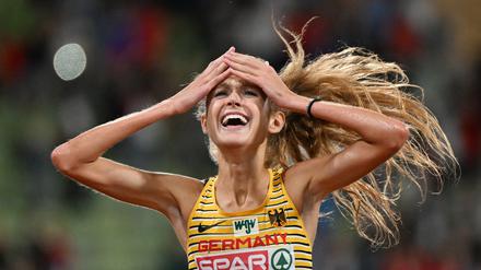 Konstanze Klosterhalfen muss verletzungsbedingt auf den WM-Start in Budapest verzichten. 