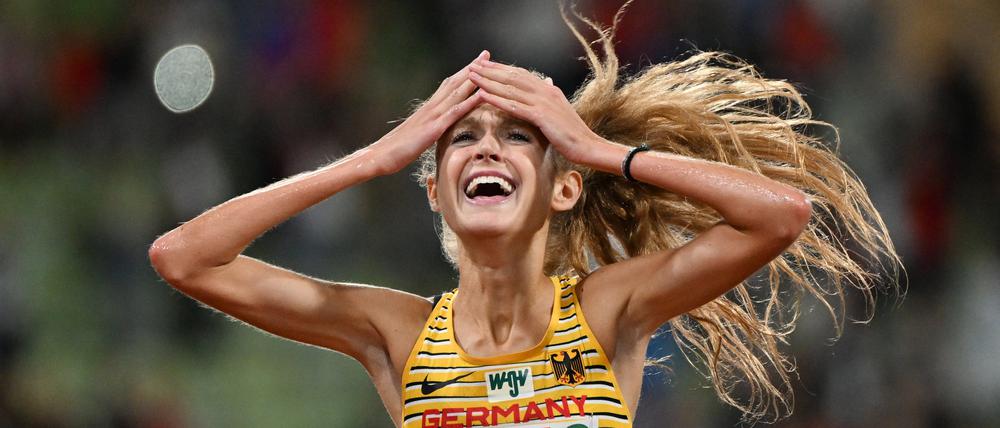 Konstanze Klosterhalfen muss verletzungsbedingt auf den WM-Start in Budapest verzichten. 