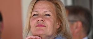 Bundesinnenministerin Nancy Faeser (SPD).