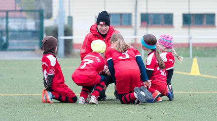 Beim Berliner TSC wird viel Wert auf den Frauen- und Mädchenfußball gelegt, vor allem im Nachwuchsbereich.
