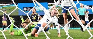 Harte Arbeit statt großer Kunst. Die Engländerinnen konnten bei dieser WM bisher selten glänzen.