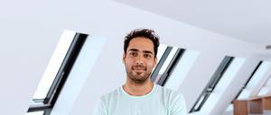 KoRo-Geschäftsführer Piran Asci, hier ausnahmsweise nicht in seiner Privatwohnung.