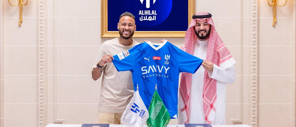Neues Trikot für Neymar.