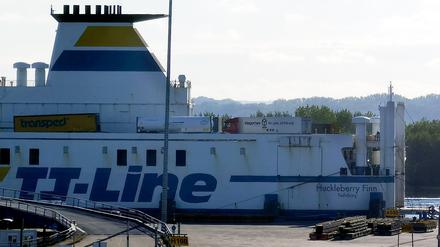 Die Schwedenfähre „Huckleberry Finn“ kehrte nach Travemünde zurück.