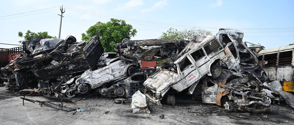 Bei religiösen Ausschreitungen in der Stadt Nuh kam es zu Toten und Verletzen.