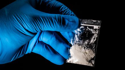Fentanyl in auf dem Schwarzmarkt üblicher Pulverform.