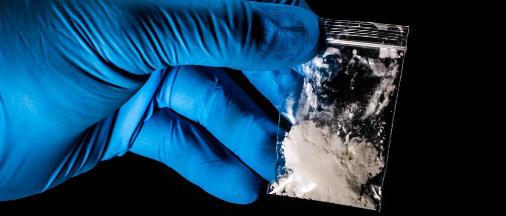 Fentanyl in auf dem Schwarzmarkt üblicher Pulverform.