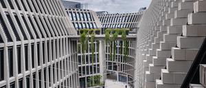 Der Blick von der Dachterrasse.