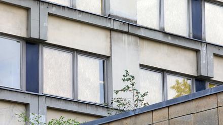 Wohnblock "Staudenhof" in Potsdam vor dem Abriss