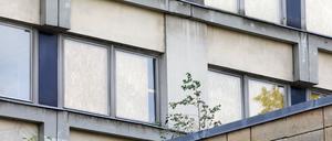 Wohnblock "Staudenhof" in Potsdam vor dem Abriss