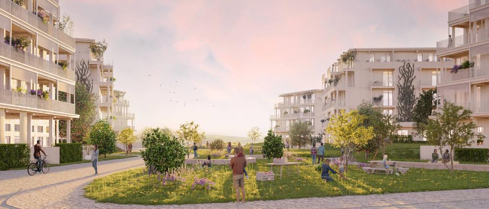 Das Neubauprojekt „Louisveld“ wird nach ESG-Standards gebaut. 