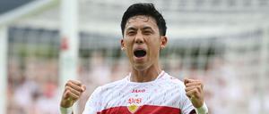 Wataru Endo jubelt zukünftig in der Premier League.