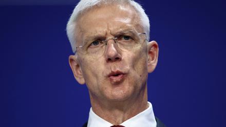 Lettlands Ministerpräsident Krisjanis Karins am 21. Juni 2023.