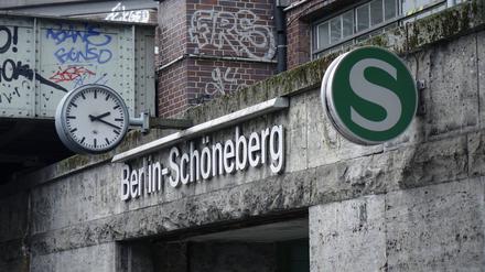 Blick auf den S-Bahnhof Schöneberg. (Symbolbild)