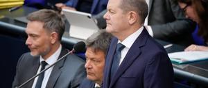 Der Bundeskanzler Olaf Schol (SPD).