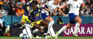 Linda Caicedo (l.) ist eine der talentiertesten Spielerinnen auf der Welt.