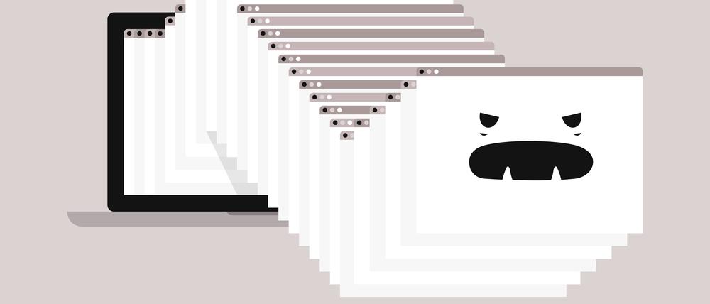 Fluten beleidigender und irreführender Kommentare von Trollen verbauen die Möglichkeit zu kritischen Diskussionen.