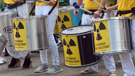 Ob gegen Akw, wie hier in Belgien, und die Klimapolitik oder für Arbeitnehmerrechte und mehr Demokratie: Trommeln aus Protest hat Tradition.  