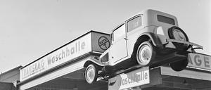 Die Translag Waschhalle in Berlin-Kreuzberg im Jahr 1938.