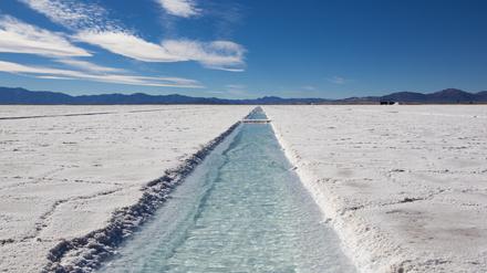 Die Salzwüste Salinas Grandes liegt auf 3500 Meter Höhe.
