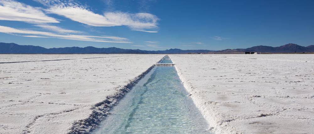 Die Salzwüste Salinas Grandes liegt auf 3500 Meter Höhe.