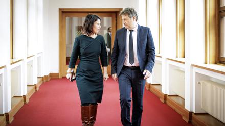 Früher waren sie gemeinsam die Architekten der grünen Volkspartei-Träume: Annalena Baerbock und Robert Habeck 