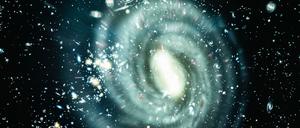 Die Milchstraße im Planetarium Berlin.