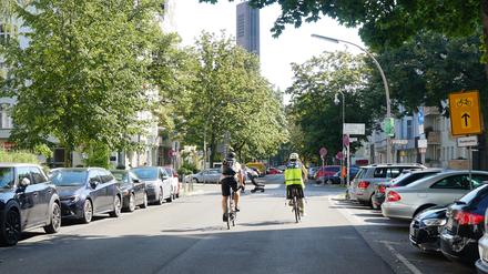 Teile der Fasanenstraße in Wilmersdorf sollen zu einer Fahrradstraße werden .