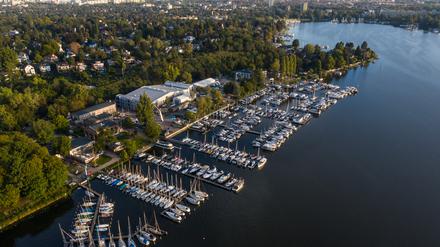 Luftbild Marina Lanke in Berlin-Spandau