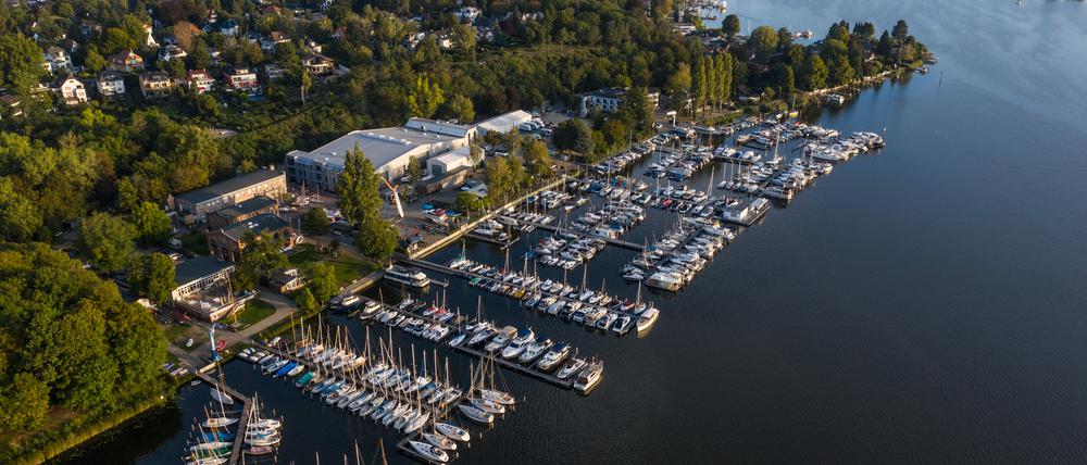 Luftbild Marina Lanke in Berlin-Spandau