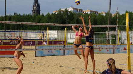 Die größte Anlage Berlins: BeachMitte am Nordbahhof.