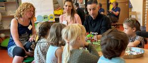 Uwe Adler im Kindergarten Am Volkspark. 