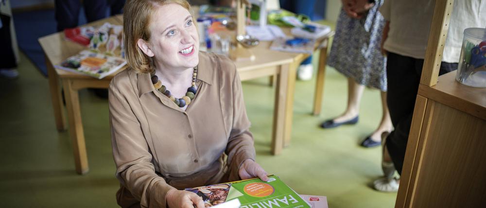 Bundesfamilienministerin Lisa Paus plant die Kindergrundsicherung.