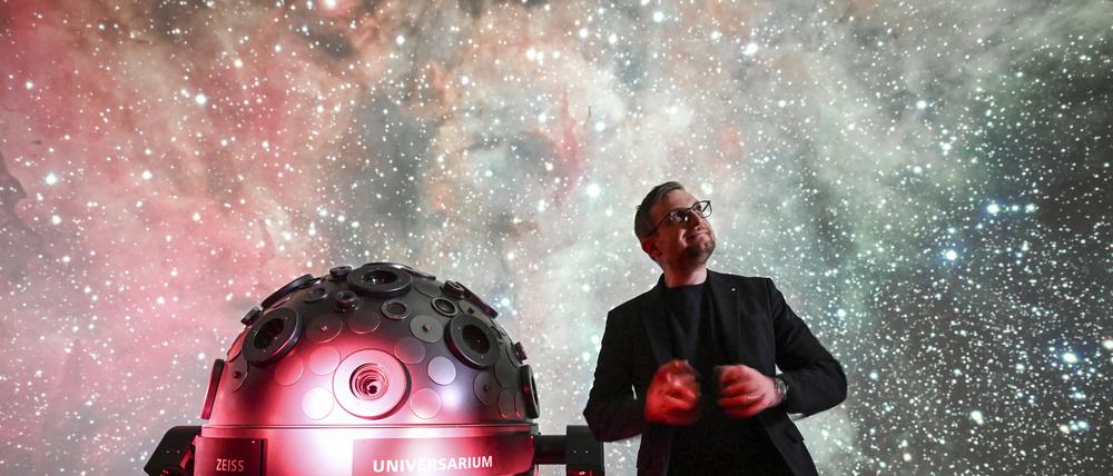 Tim Florian Horn ist Direktor des Zeiss-Großplanetariums und hatte schon als Kind eine Faszination für den Weltraum.