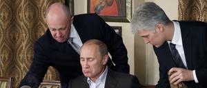 „Putins Koch“. Jewgeni Prigoschin und der russische Präsident Wladimir Putin sind sich sehr nahegekommen.