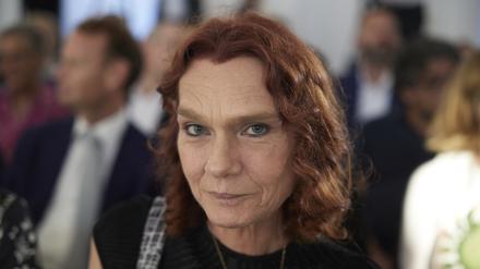 Nach dem türkischen Militärputsch 2016 verhaftet. Die Schriftstellerin Asli Erdogan im Schloss Bellevue. 