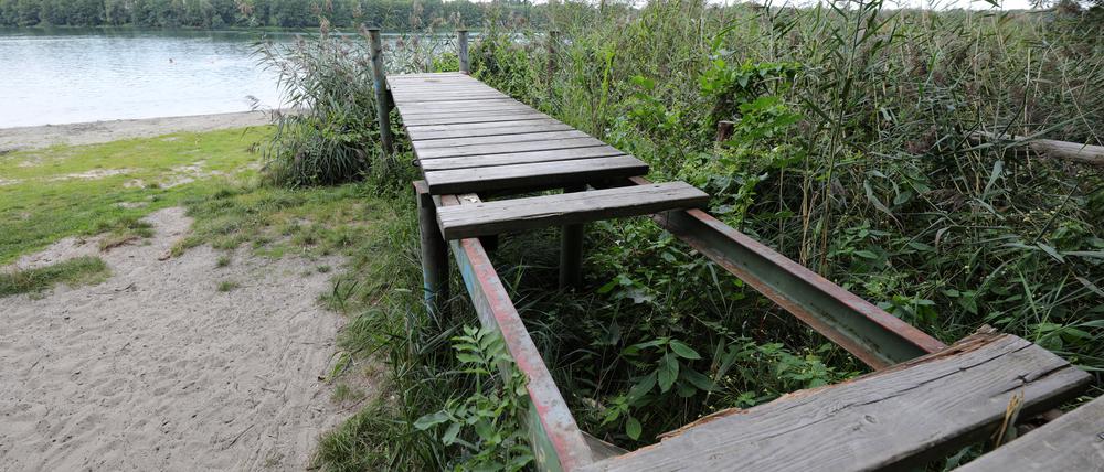 Der Pegel des Groß Glienicker Sees ist seit 2000 um 1,5 Meter gefallen - könnte er mit Havelwasser wieder gefüllt werden?