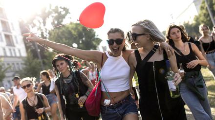 Der Zug der Liebe in Berlin findet schon zum achten Mal statt.