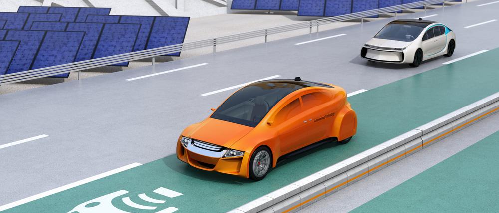 Bisher ist das induktive Laden von Elektroautos während der Fahrt nur eine Zukunftsvision.