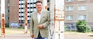 Andreas Geisel auf dem Museum Stasi-Zentrale Gelände am 22.06.2023.