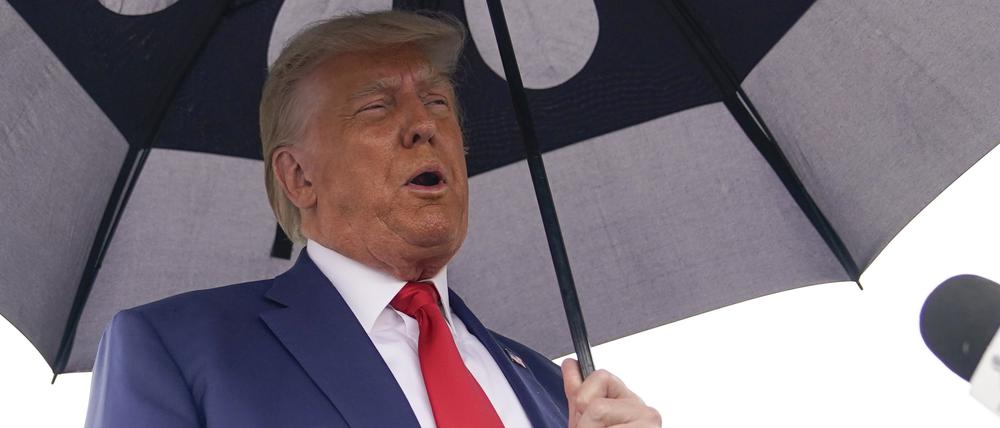 Donald Trump am 3. August 2023.