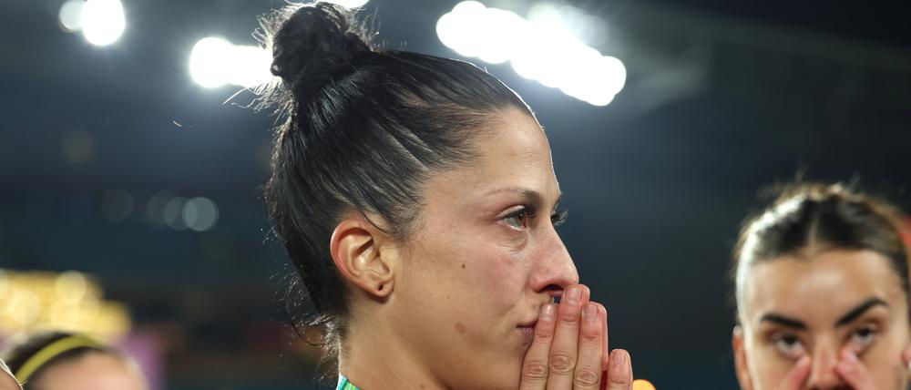 Jennifer Hermoso nach dem Sieg gegen England.