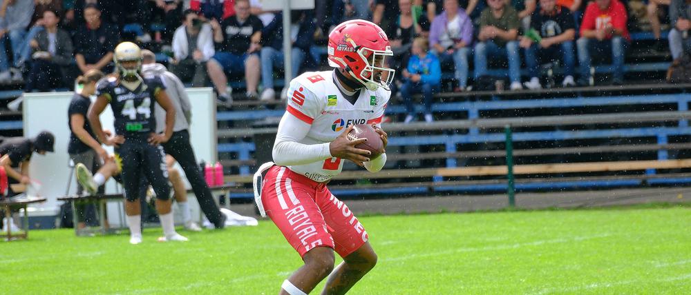 Besonders Quarterback Jaylon Henderson tat sich in Dresden hervor.