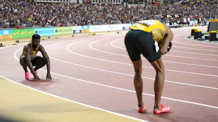 Auch in der 4 x 100 Meter-Staffel ging alles schief.