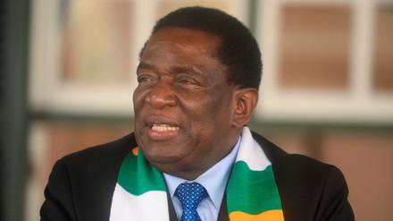Emmerson Mnangagwa gewann mit knappen 53 Prozent die Wahl.