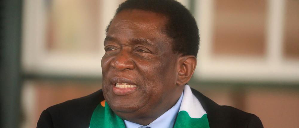 Emmerson Mnangagwa gewann mit knappen 53 Prozent die Wahl.