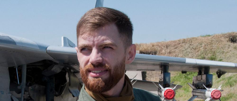 Der ukrainische Pilot Andrij Pilshchykow.