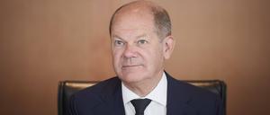 Der Bundeskanzler Olaf Scholz (SPD).