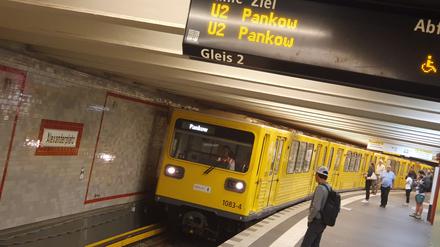 Die Züge fahren seit Montag wieder durch.