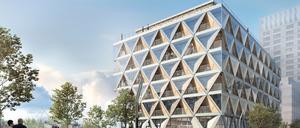 Projekt „The Cradle“ in Düsseldorf. Interboden hat zahlreiche Projekte in der nordrhein-westfälischen Landeshauptstadt entwickelt.